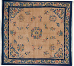 12x13 Vintage Japanese Peking Design Square Carpet // ONH Item mc001831 Image 1