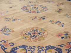 12x13 Vintage Japanese Peking Design Square Carpet // ONH Item mc001831 Image 5