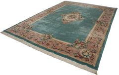 10x13.5 Vintage Japanese Savonnerie Design Carpet // ONH Item mc001834 Image 3