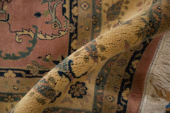 9.5x14 Vintage Fine Tea Washed Mohajeran Sarouk Carpet // ONH Item mc001837 Image 9