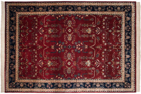 9.5x14 Fine Indian Mohajeran Sarouk Design Carpet // ONH Item mc001839 Image 1