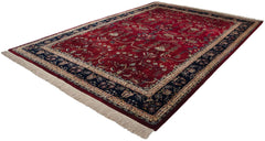 9.5x14 Fine Indian Mohajeran Sarouk Design Carpet // ONH Item mc001839 Image 5