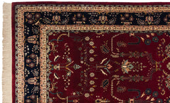 9.5x14 Fine Indian Mohajeran Sarouk Design Carpet // ONH Item mc001839 Image 11
