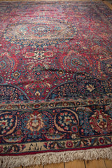 12x14 Vintage Tabriz Square Carpet // ONH Item mc001840 Image 8