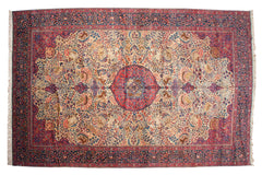 11.5x17.5 Vintage Tabriz Carpet // ONH Item mc001841