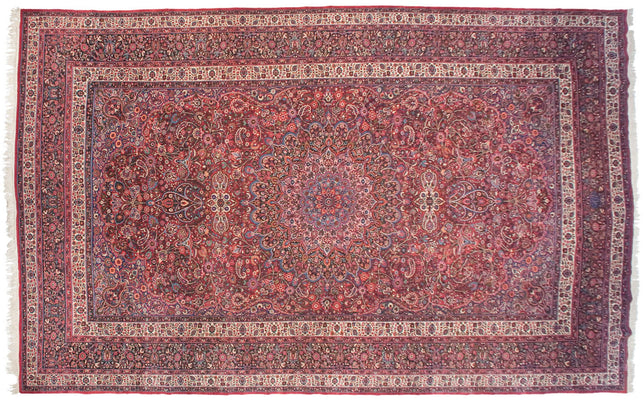 12x19.5 Vintage Fine Meshed Carpet // ONH Item mc001842 Image 1