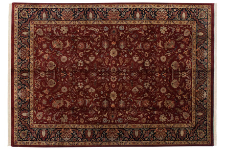 9.5x14 Fine Indian Mohajeran Sarouk Design Carpet // ONH Item mc001851