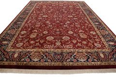 9.5x14 Fine Indian Mohajeran Sarouk Design Carpet // ONH Item mc001851 Image 3