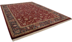 9.5x14 Fine Indian Mohajeran Sarouk Design Carpet // ONH Item mc001851 Image 4
