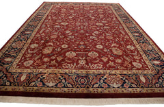 9.5x14 Fine Indian Mohajeran Sarouk Design Carpet // ONH Item mc001851 Image 8