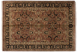 Bronze hand knotted Agra carpet, allover stylized arabesques with dragon heads, 9'9