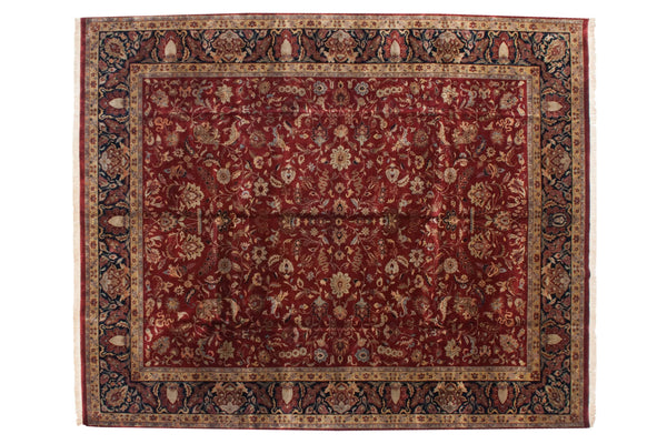 11.5x15 Fine Indian Mohajeran Sarouk Design Carpet // ONH Item mc001855