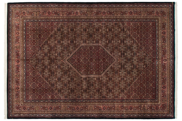 9.5x14 Fine Indian Bijar Design Carpet // ONH Item mc001858
