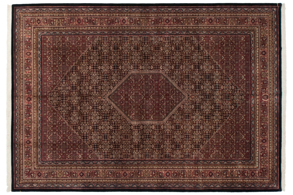 9.5x14 Fine Indian Bijar Design Carpet // ONH Item mc001858
