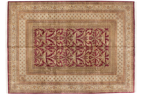 10x14 Fine Indian Art Nouveau Design Carpet // ONH Item mc001859