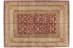 10x14 Fine Indian Art Nouveau Design Carpet // ONH Item mc001859