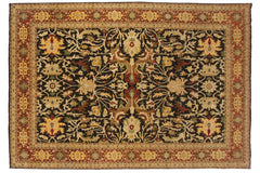 9.5x14.5 Fine Indian Serapi Design Carpet // ONH Item mc001860