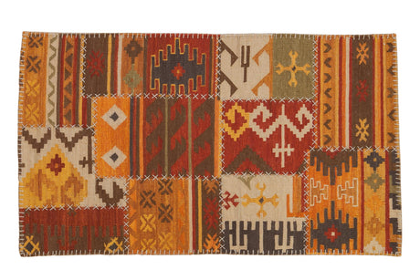 3x5 New Patchwork Kilim Rug // ONH Item mc001869