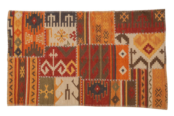 3x5 New Patchwork Kilim Rug // ONH Item mc001871