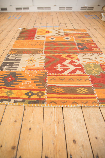 4x6 New Patchwork Kilim Rug // ONH Item mc001873 Image 2