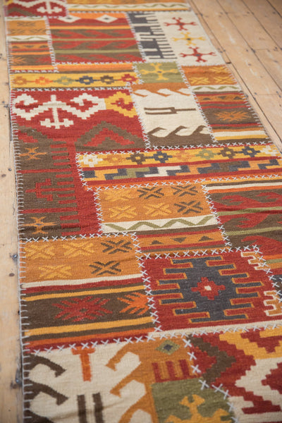3x11.5 New Patchwork Kilim Rug Runner // ONH Item mc001875 Image 6