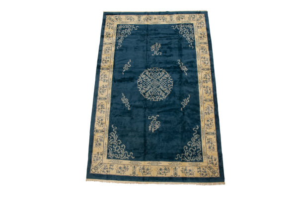 11.5x18 Vintage Indian Peking Design Carpet // ONH Item mc001883 Image 1