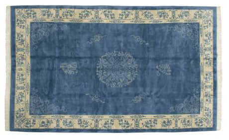 11.5x17.5 Vintage Indian Peking Design Carpet // ONH Item mc001884