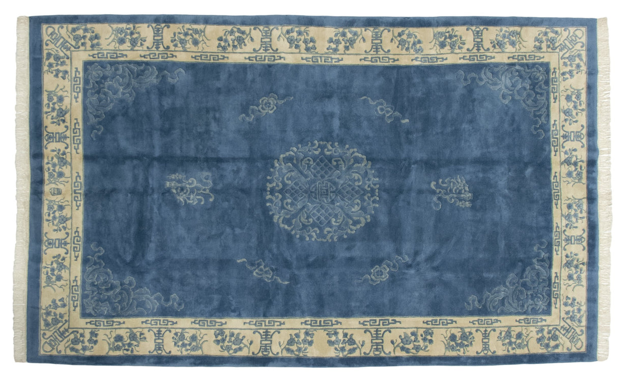 11.5x17.5 Vintage Indian Peking Design Carpet // ONH Item mc001884