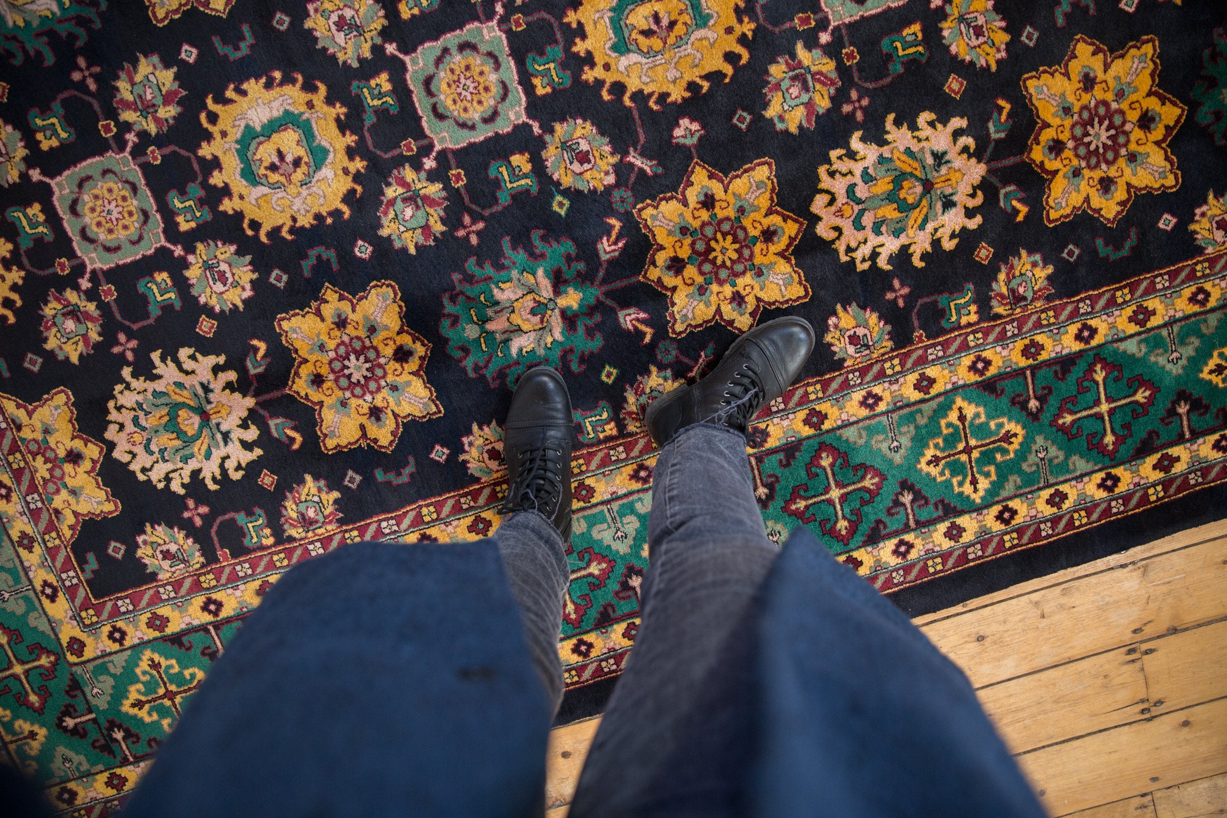 8x10 Vintage Agra Carpet // ONH Item mc001896 Image 1