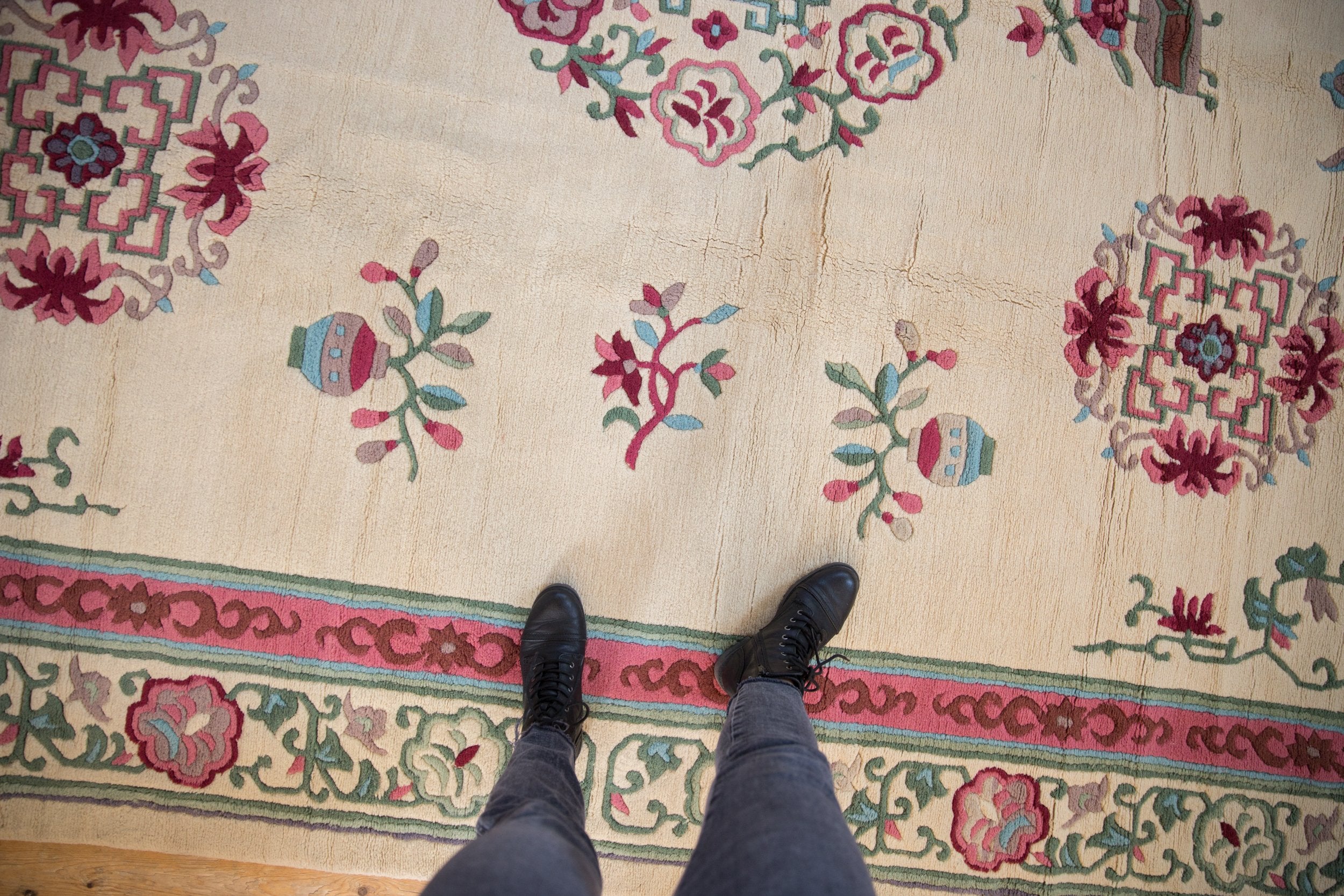 10x14 Vintage Japanese Peking Design Carpet // ONH Item mc001900 Image 1