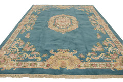 10x14 Vintage Indian Aubusson Design Carpet // ONH Item mc001903 Image 5