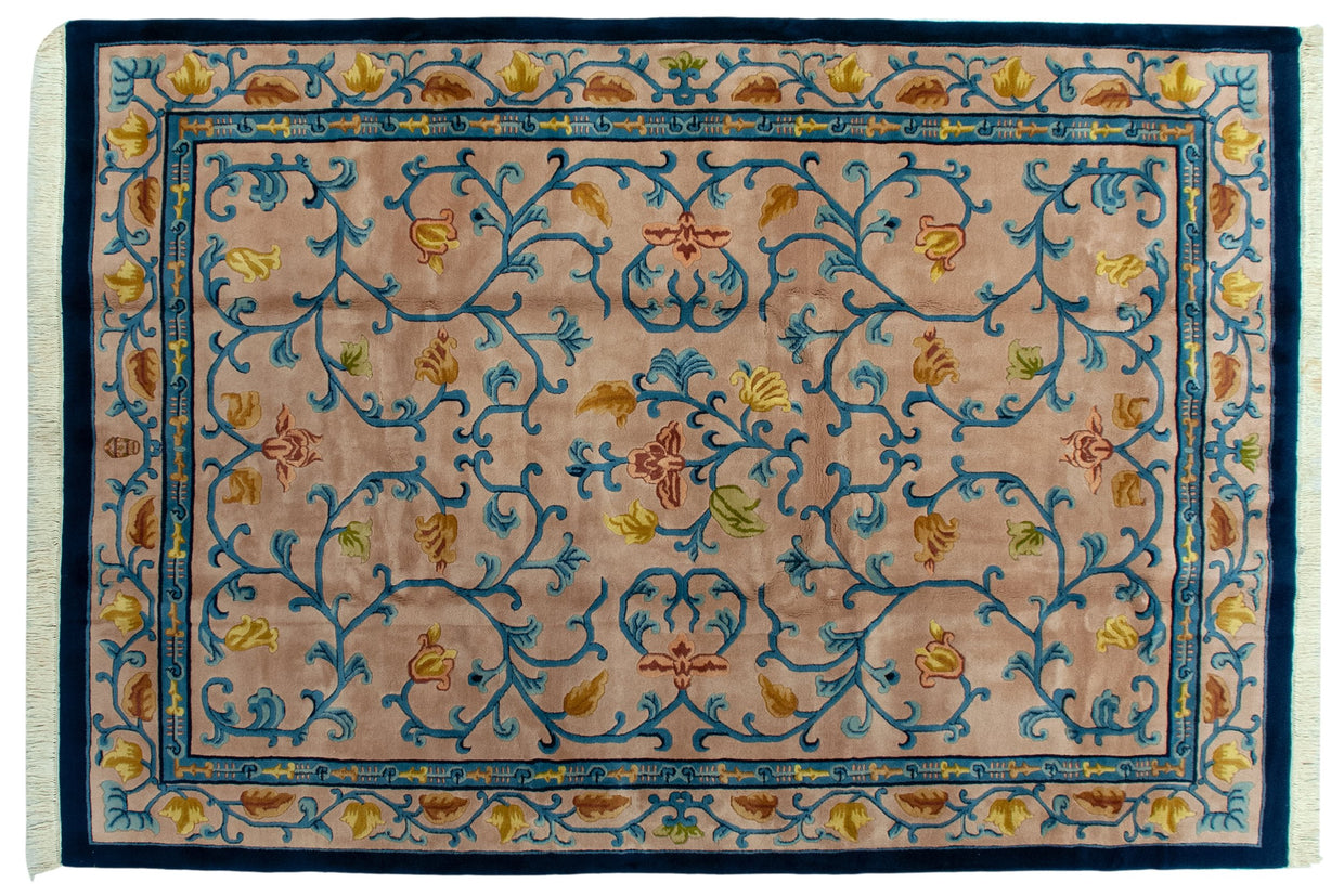 10x14 Vintage Indian Arts And Crafts Design Carpet // ONH Item mc001904