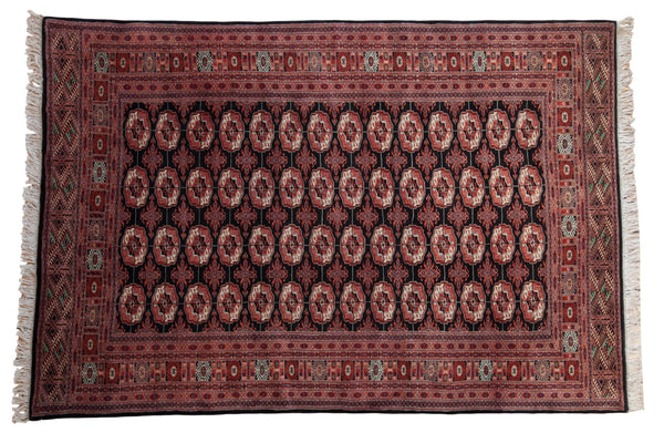 6x9 Vintage Fine Bokhara Carpet // ONH Item mc001905