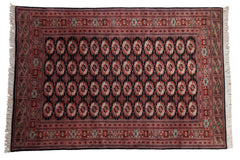 6x9 Vintage Fine Bokhara Carpet // ONH Item mc001905