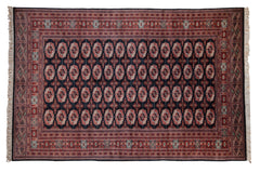6x9 Vintage Fine Bokhara Carpet // ONH Item mc001906