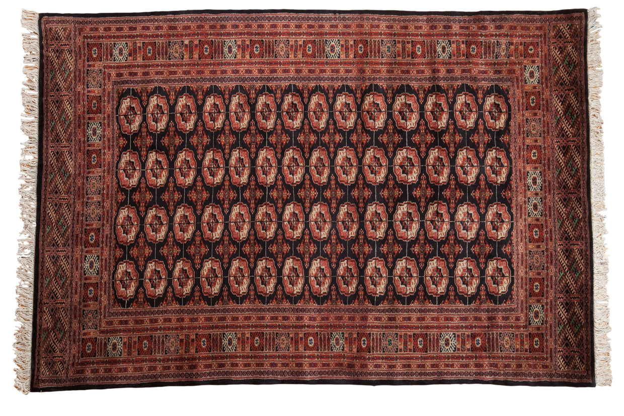 6x9 Vintage Fine Bokhara Carpet // ONH Item mc001908