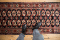 2.5x12 Vintage Fine Bokhara Rug Runner // ONH Item mc001911 Image 1