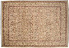 10x14 Vintage Pakistani Kerman Design Carpet // ONH Item mc001914