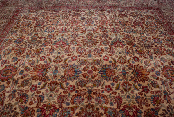 11.5x13.5 Vintage Kerman Carpet // ONH Item mc001915 Image 8