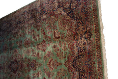 14x24.5 Vintage Kerman Carpet // ONH Item mc001921 Image 2