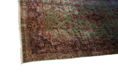 14x24.5 Vintage Kerman Carpet // ONH Item mc001921 Image 4