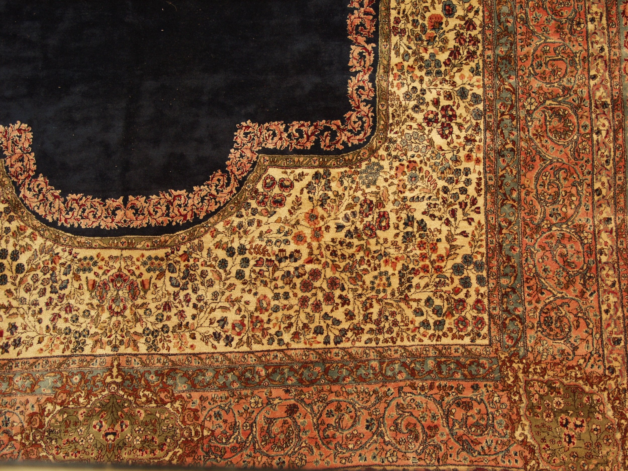 11.5x21 Vintage Fine Kerman Carpet // ONH Item mc001923 Image 1