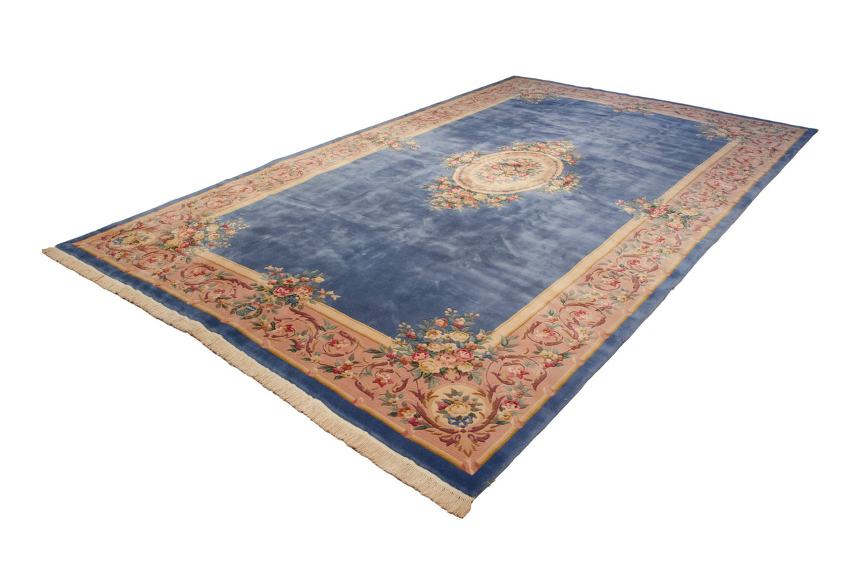 12x20 Vintage Fine Japanese Savonnerie Design Carpet // ONH Item mc001934