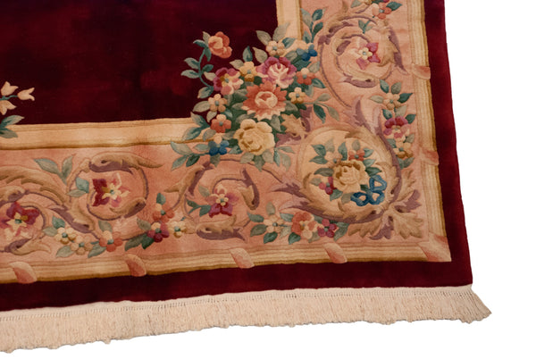 10x14 Vintage Fine Japanese Savonnerie Design Carpet // ONH Item mc001935 Image 10