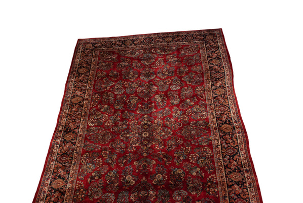 9x18.5 Vintage American Sarouk Carpet // ONH Item mc001937 Image 1