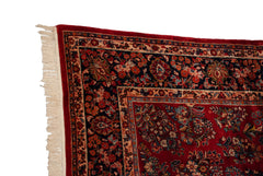 9x18.5 Vintage American Sarouk Carpet // ONH Item mc001937 Image 3