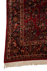 9x18.5 Vintage American Sarouk Carpet // ONH Item mc001937 Image 9