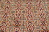 Intricate Herati motif with a lustrous, full wool pile on a vintage Indian carpet.