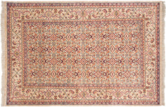 6x9 Vintage Indian Mahal Design Carpet // ONH Item mc001945 Image 9