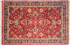 6x8.5 Vintage Agra Carpet // ONH Item mc001946